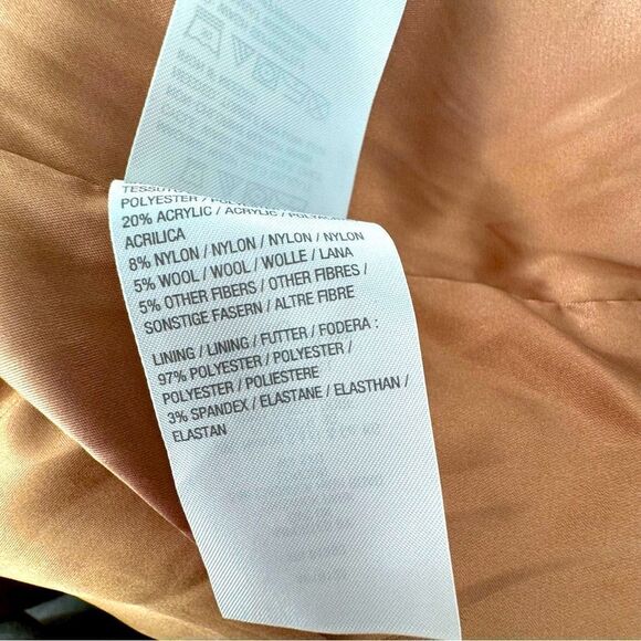 Denim &Co Tan Coat QVC Two Pockets V Neck SZ Small NWOT - Picture 12 of 14